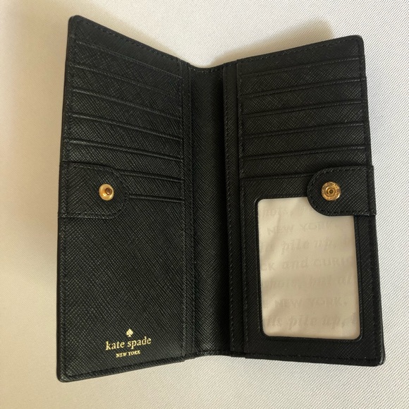 Kate Spade ♠️ rare floral snap tab wallet - Picture 4 of 7